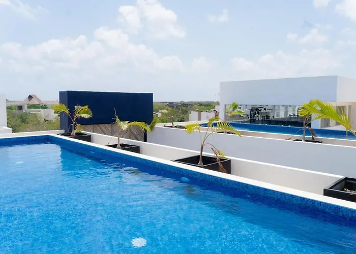 Lux 2 Bd With Balcony And Rooftop Pool At Aldea Zama Apartment Tulum