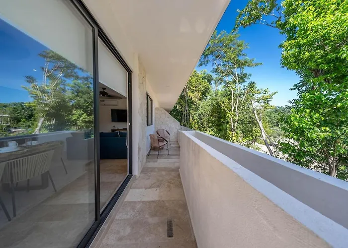 Apartment Lux 2 Bd With Balcony And Rooftop Pool At Aldea Zama *