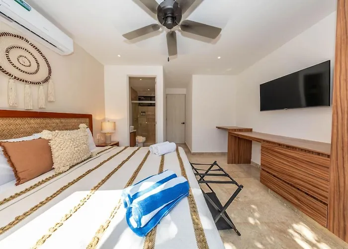 Lux 2 Bd With Balcony And Rooftop Pool At Aldea Zama *