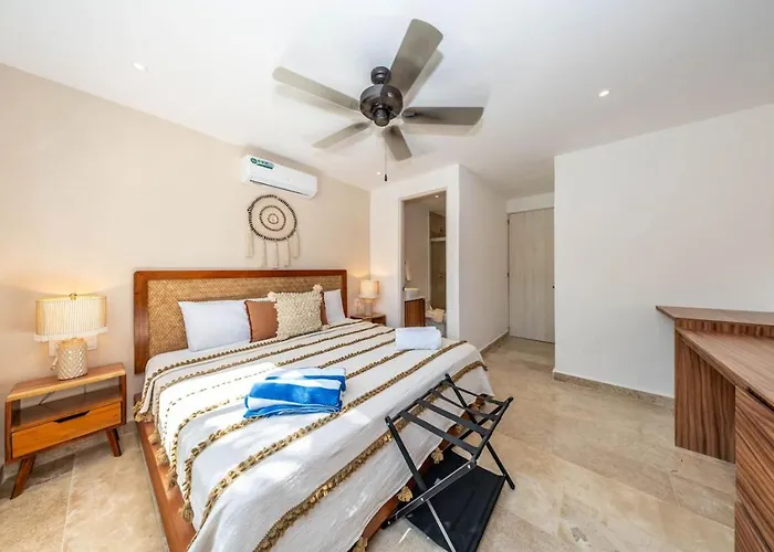 Lux 2 Bd With Balcony And Rooftop Pool At Aldea Zama Apartment