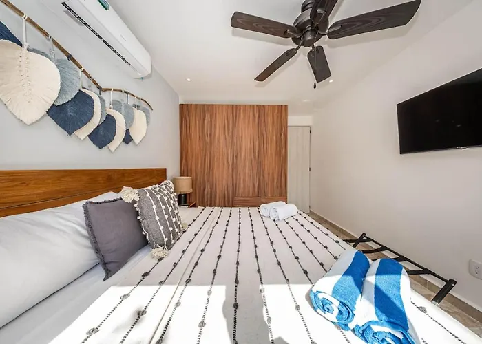 Lux 2 Bd With Balcony And Rooftop Pool At Aldea Zama *