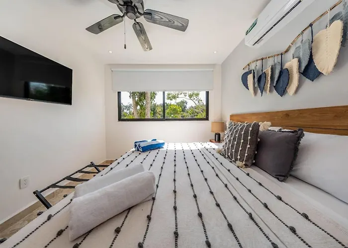 Lux 2 Bd With Balcony And Rooftop Pool At Aldea Zama Tulum