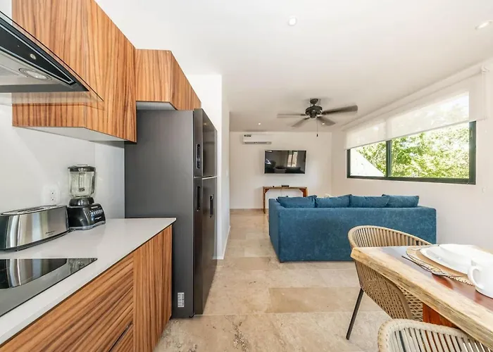 Apartment Lux 2 Bd With Balcony And Rooftop Pool At Aldea Zama