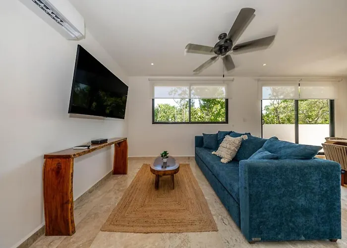 Lux 2 Bd With Balcony And Rooftop Pool At Aldea Zama Apartment *