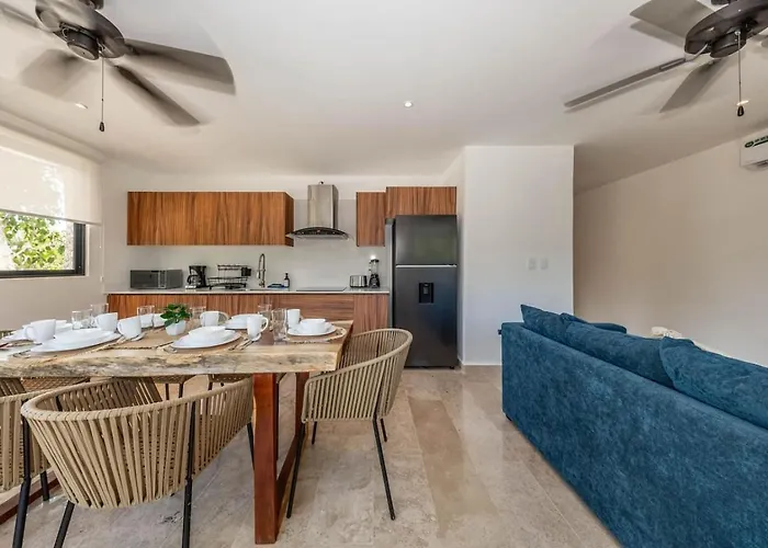 Lux 2 Bd With Balcony And Rooftop Pool At Aldea Zama Tulum